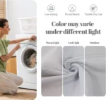 Sofrito Thick Heavy Duty 240 GSM Table Cloth Napkin Washable 200+ Times White