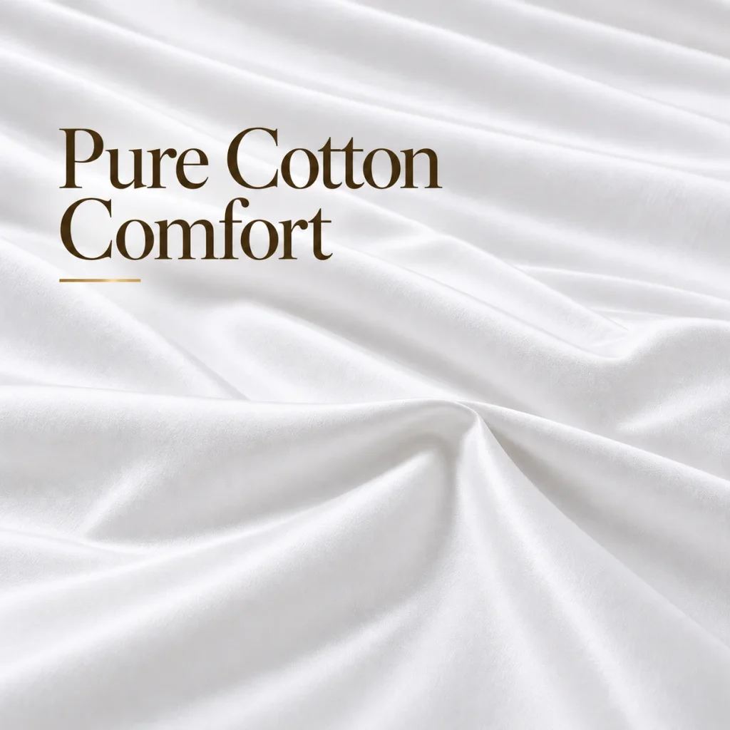 Sofrito 100% Cotton Bedsheet (Flat) - Sateen Finish - Plain - White for Hotels & Bulk Use Sofrito 100% Cotton Bedsheet (Flat) - Sateen Finish - Plain - White 100% cotton bedsheet