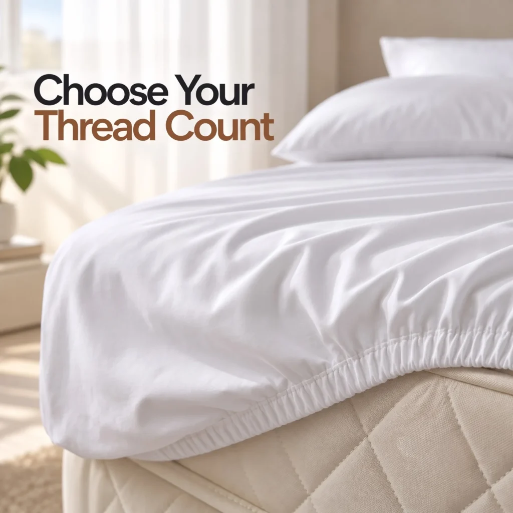 Sofrito 100% Cotton Bedsheet (Fitted) - Percale Finish - Plain - White | Anti Pilling Processed Fabric for Hotels & Bulk Use Sofrito 100% Cotton Bedsheet (Fitted) - Percale Finish - Plain - White | Anti Pilling Processed Fabric fitted bedsheet