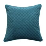 Sofrito Cushion Cover Velvet Ultrasonic Blue