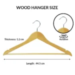 wooden hanger beige