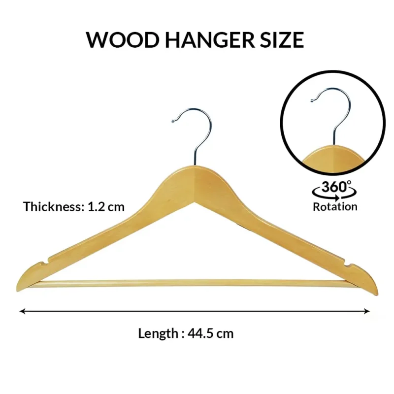 wooden hanger beige