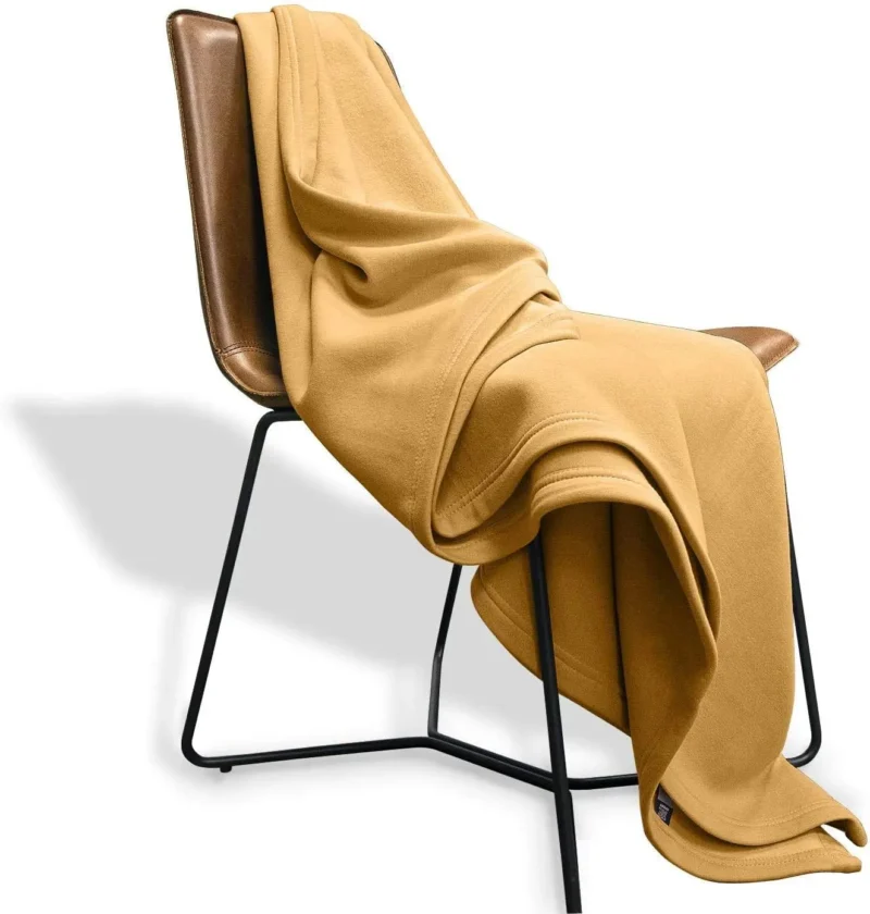 Sofrito Fleece Blanket camel