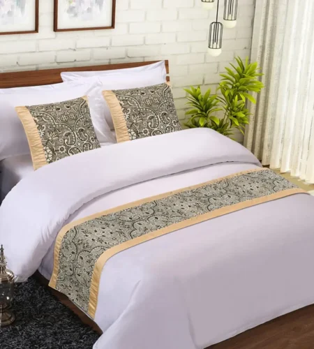 sofrito bedrunner with cushion cover ornate collection