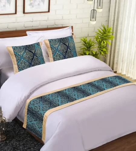 sofrito bedrunner with cushion cover ornate collection