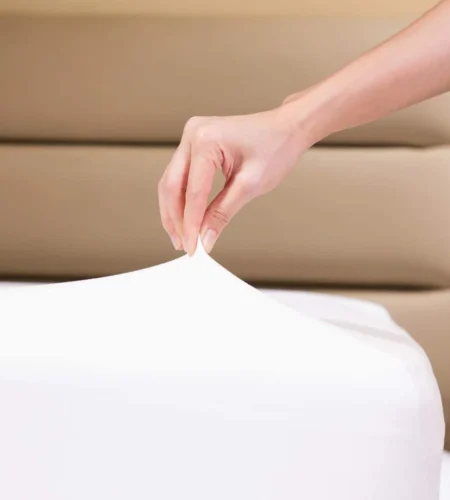 Sofrito fitted bedsheet plain white