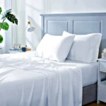 Sofrito flat bedsheet plain white