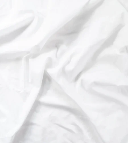 Sofrito flat bedsheet plain white