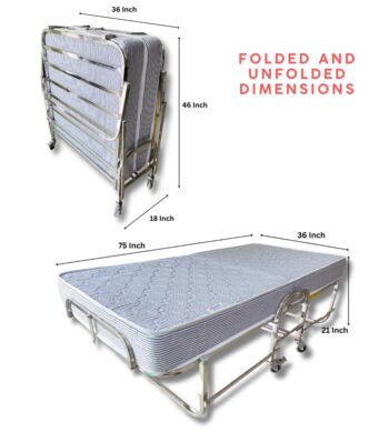 rollaway bed stainless steel
