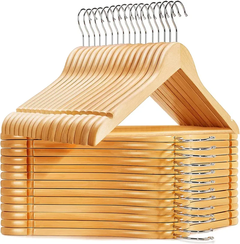 wooden hanger beige