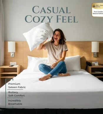 100% Cotton Bedsheet (Fitted)