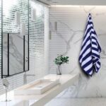 Sofrito pool towel blue