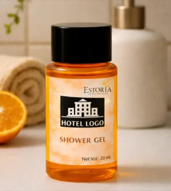 shower gel with branding