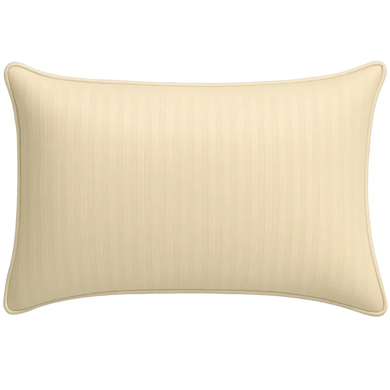 sofrito pillow cover glace cotton stripes mellow mocha