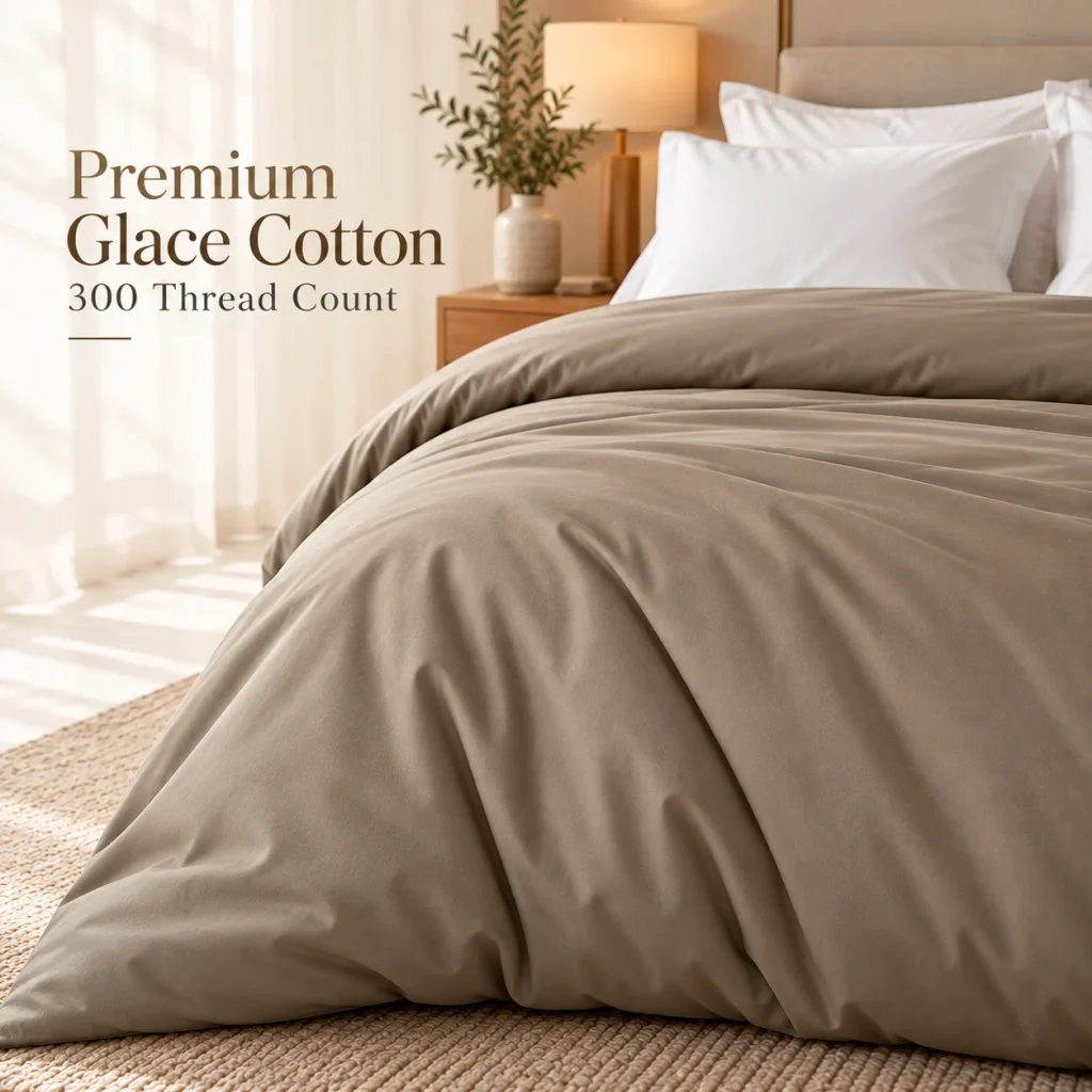 Sofrito Duvet / Comforter Cover Glace Cotton 300 TC - Plain comforter cover