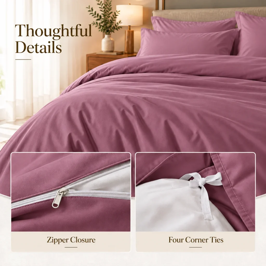 Sofrito Duvet / Comforter Cover Glace Cotton 300 TC - Plain comforter cover