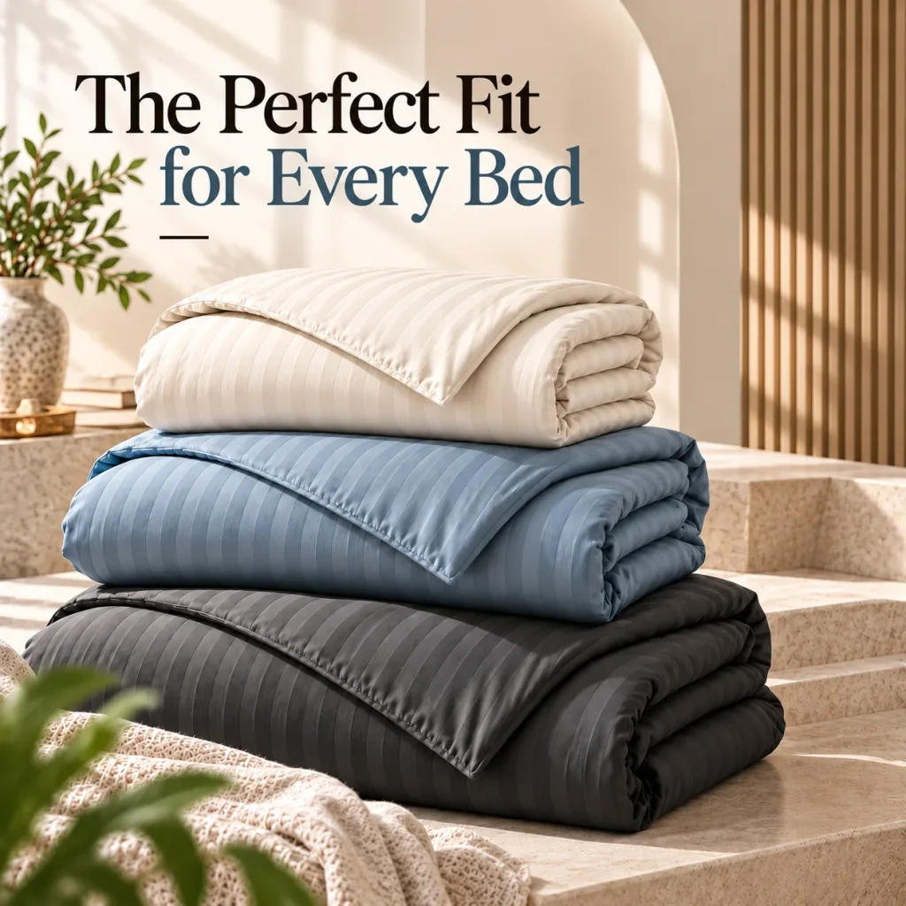 Sofrito Duvet / Comforter Cover Glace Cotton 300 TC - Stripe duvet cover