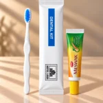 Hotel Dental Kit - Dabur Meswak Toothpaste and Disposable Toothbrush (with Hotel Branding)
