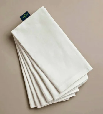 Table Napkin Plain 20s Cotton White