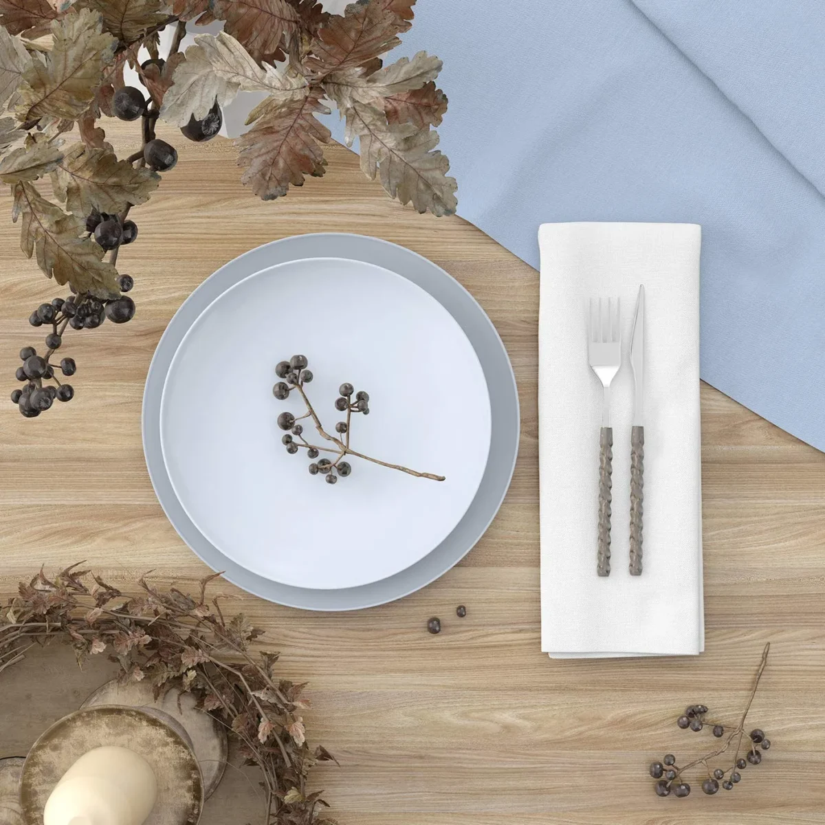 Table Napkin Plain 20s Cotton White