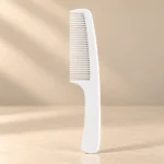 Hotel Comb with Handle - White - Loose