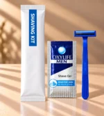 Hotel Shaving Kit with Shaving Gel & Disposable Razor - Signature Wrap (Single Use)
