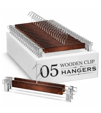 wooden clip hangers