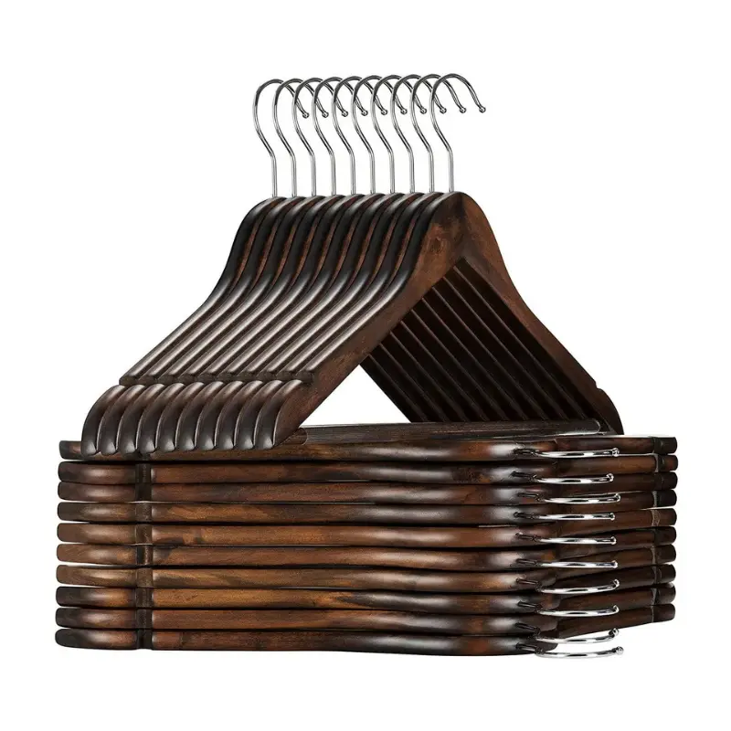 wooden hanger walnut wooden hanger walnut