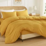 Sofrito Duvet / Comforter Cover Glace Cotton 300 TC Plain Gold