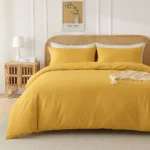 Sofrito Duvet / Comforter Cover Glace Cotton 300 TC Plain Gold