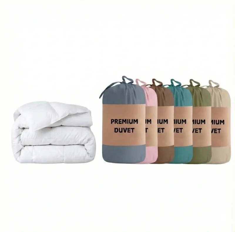 Premium Duvet in different packaging