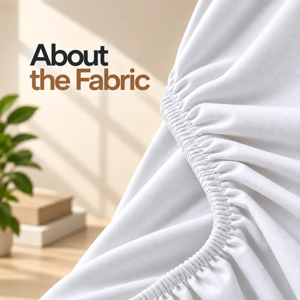 Sofrito 100% Cotton Bedsheet (Fitted) - Percale Finish - Plain - White | Anti Pilling Processed Fabric for Hotels & Bulk Use Sofrito 100% Cotton Bedsheet (Fitted) - Percale Finish - Plain - White | Anti Pilling Processed Fabric fitted bedsheet