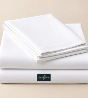 Sofrito 100% Cotton Bedsheet (Flat) P20S - 120 TC - Plain - White
