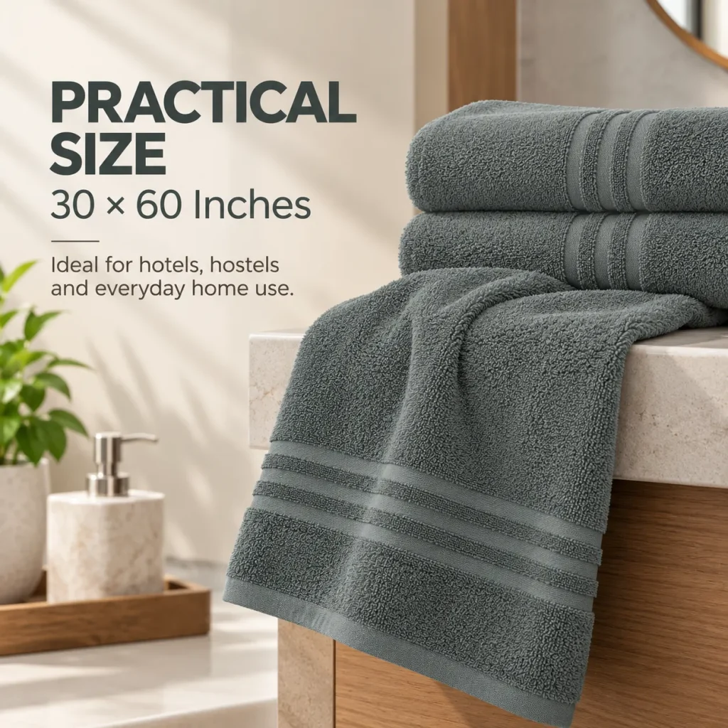 Sofrito Bath Towel - Regular Series - 65% Cotton 35% Polyester | Basic Quality for Hotels & Bulk Use Sofrito Bath Towel - Regular Series - 65% Cotton 35% Polyester | Basic Quality bath towel