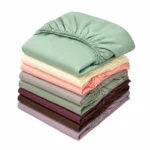 Sofrito Bedsheet (Fitted) Glace Cotton 300 TC - Plain