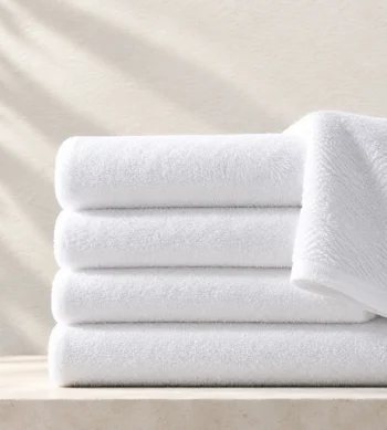 Sofrito Hotel Terry Bath Towel - 90% Cotton 10% Polyester - White - 600 GMS - Classic Series