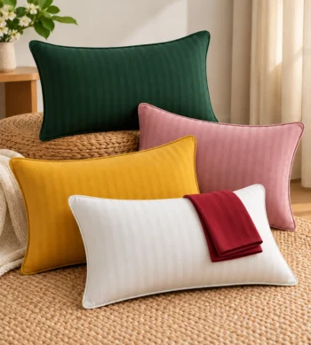 Sofrito Pillow Cover Glace Cotton 300 TC - Stripe