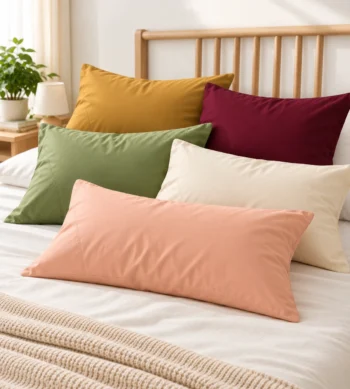 Sofrito Pillow Cover Microfiber 300 TC Plain Ultra soft