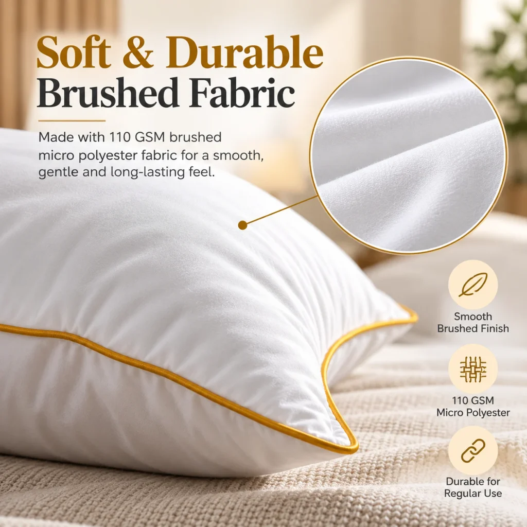 Sofrito Premium Hotel Pillow - Microfiber - (Divine) microfiber pillow