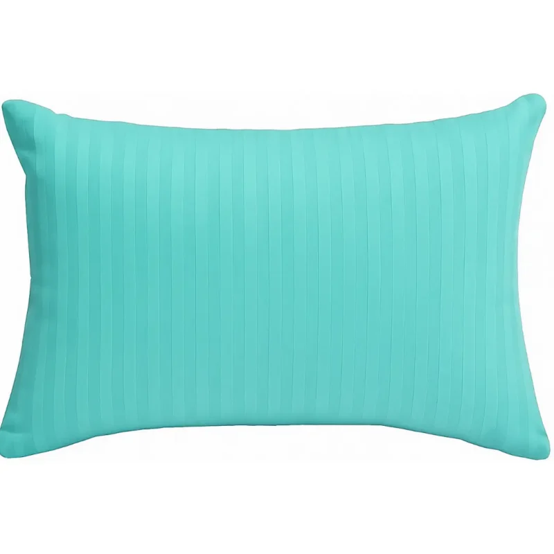 sofrito pillow cover glace cotton stripes baby blue