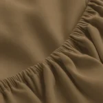 sofrito fitted bedsheet glace cotton plain taupe sofrito fitted bedsheet glace cotton plain taupe