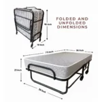 rollaway bed iron metal