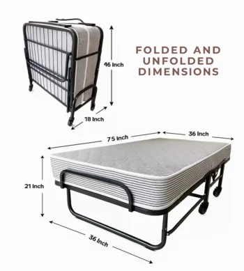 Home for Hotels & Bulk Use rollaway bed iron metal