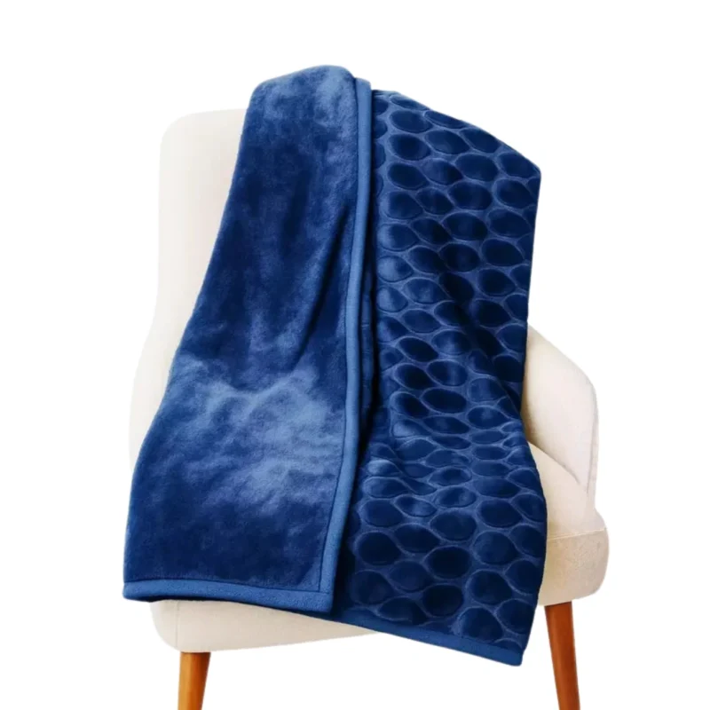 Sofrito Mink Blanket navy blue