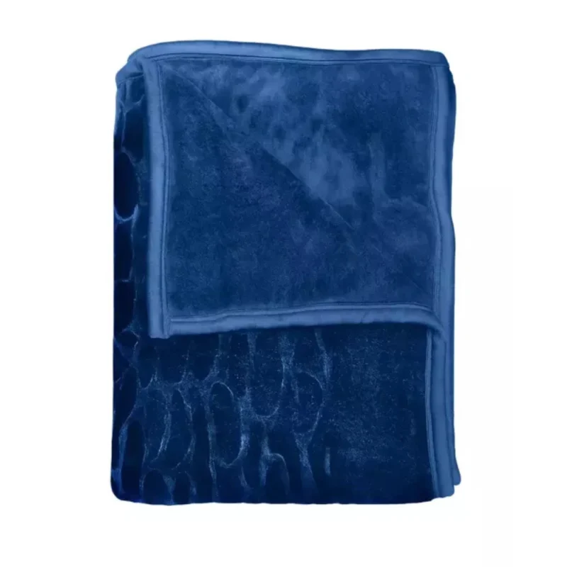 Sofrito Mink Blanket navy blue