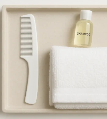 Hotel Comb with Handle