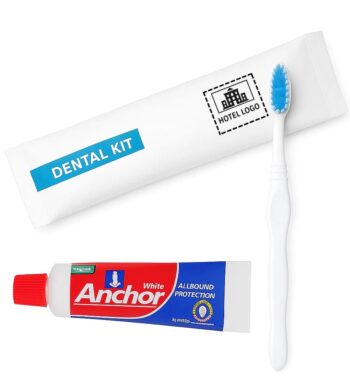 hotel dental kit anchor 1+1 with branding