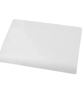 Sofrito flat bedsheet plain white