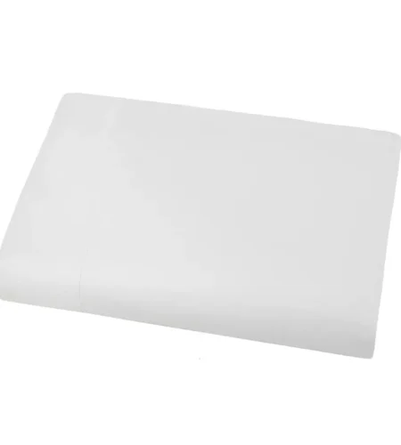 Sofrito flat bedsheet plain white