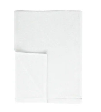 sofrito terry hand towel cotton white